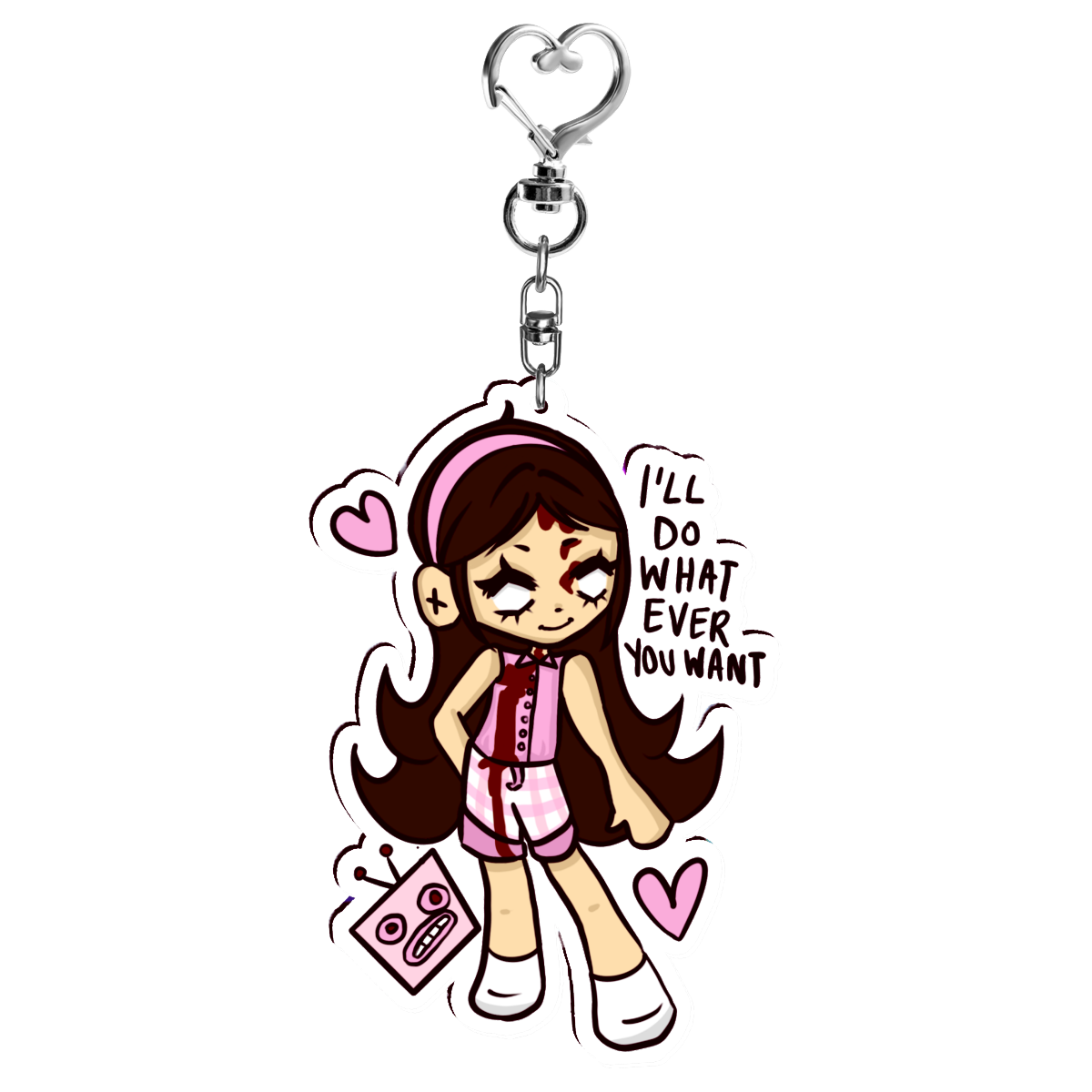 ⤷ ゛iris companion keychain ˎˊ˗