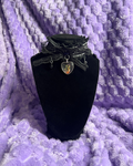 custom crochet chokers w/ heart locket (choose your picture!) ^_−☆