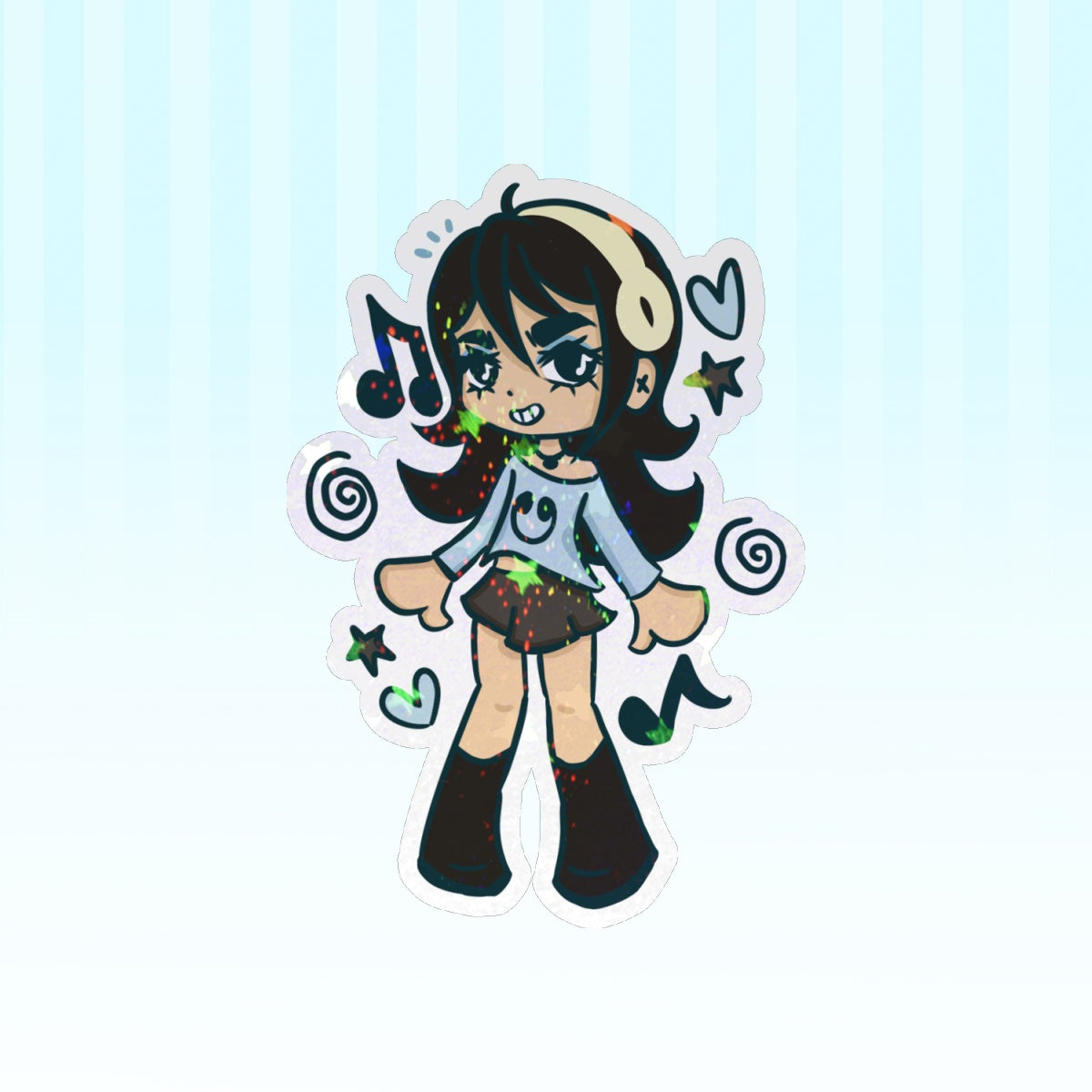 𝄞⨾ underscores stickers 𓍢ִ໋🎧ྀི