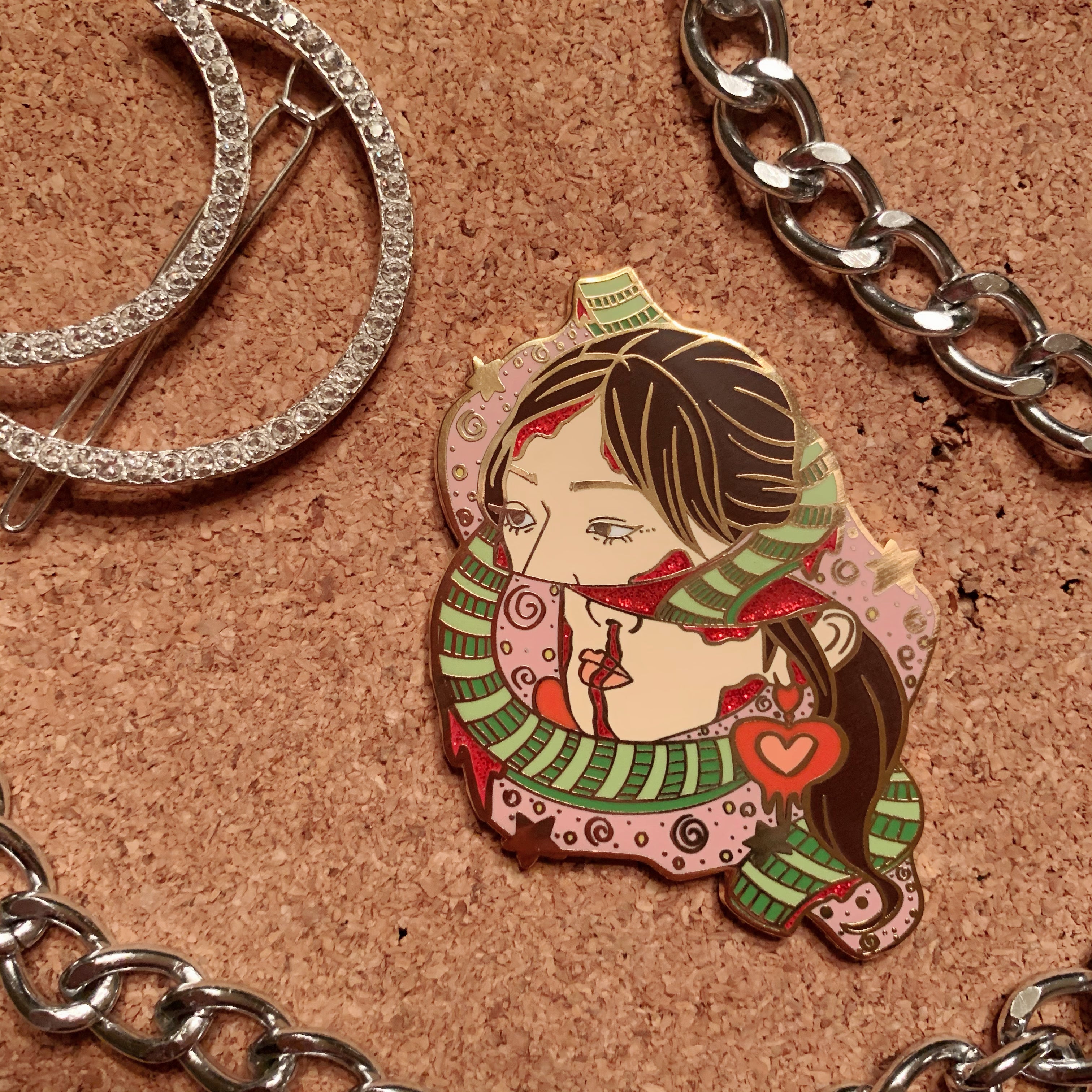 ꒷꒦ ˖ ° red velvet horror inspired enamel pins 🪓 ⋆ ｡
