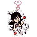 ‧₊ ᵎᵎ yves loop keychain 🍎 ⋅ ˚✮