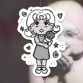 ⊹ ࣪ ˖ lady in the radiator stickers ꒰ঌ ໒꒱