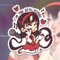 ⤷ ゛i'm the real mima! stickers ˎˊ˗