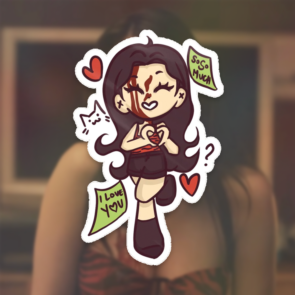 ⤷ ゛nikki loves you stickers ˎˊ˗