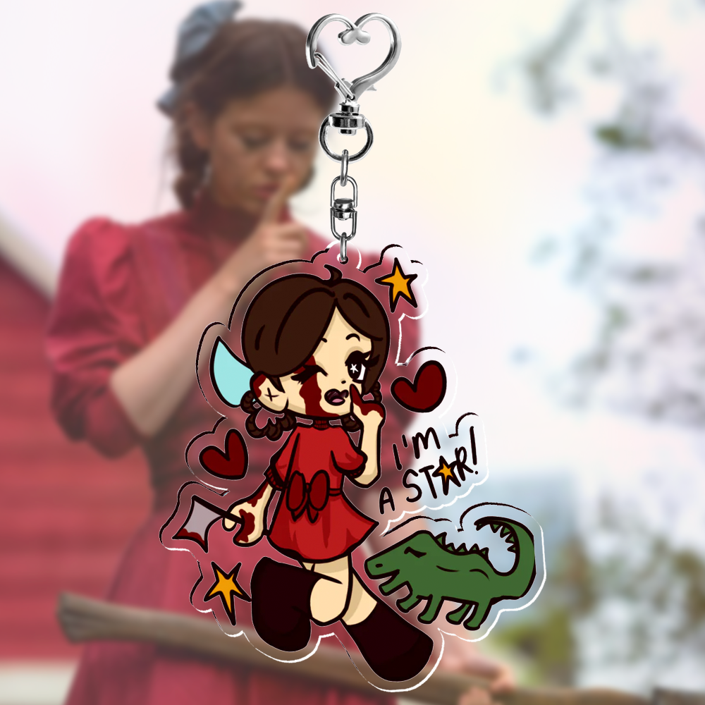 ⤷ ゛pearl's a star keychain ˎˊ˗